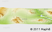 Physical Panoramic Map of the area around 34° 28' 56" N, 114° 40' 30" W