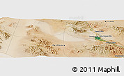 Satellite Panoramic Map of the area around 34° 28' 56" N, 114° 40' 30" W