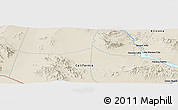 Shaded Relief Panoramic Map of the area around 34° 28' 56" N, 114° 40' 30" W