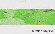 Political Panoramic Map of the area around 34° 28' 56" N, 115° 40' 30" E