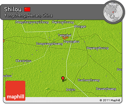 Physical 3D Map of Shilou