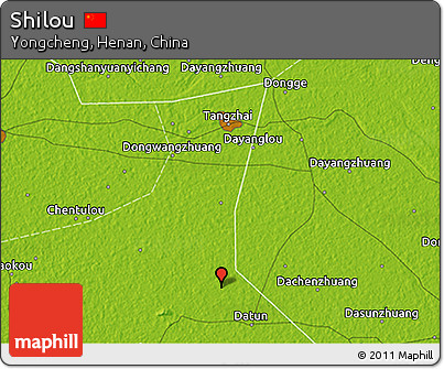 Physical 3D Map of Shilou