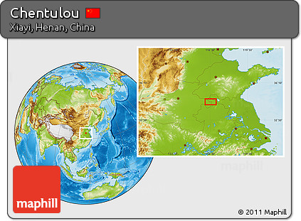 Physical Location Map of Chentulou