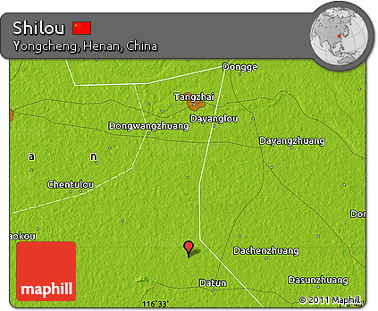 Physical Map of Shilou