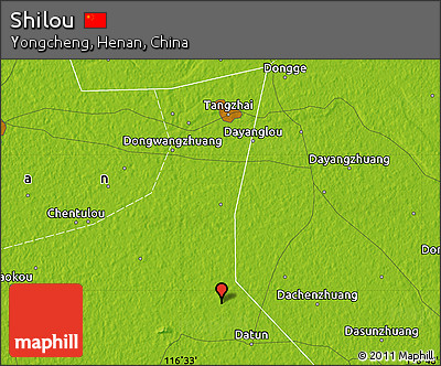 Physical Map of Shilou