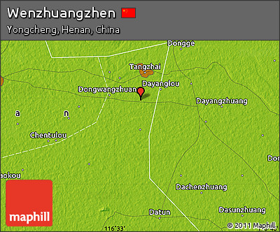 Physical Map of Wenzhuangzhen