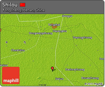Physical Map of Shilou