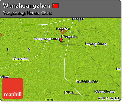 Physical Map of Wenzhuangzhen