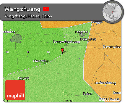 Political Map of Wangzhuang