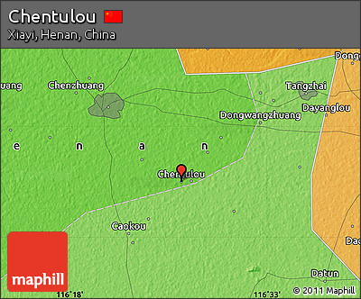 Political Map of Chentulou