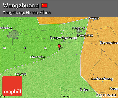 Political Map of Wangzhuang
