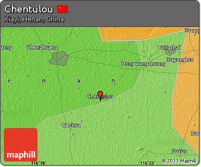 Political Map of Chentulou