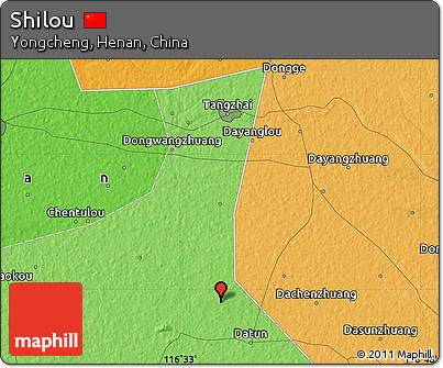 Political Map of Shilou
