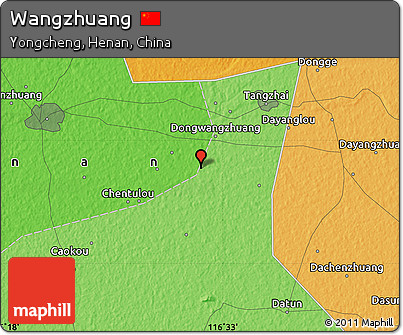 Political Map of Wangzhuang