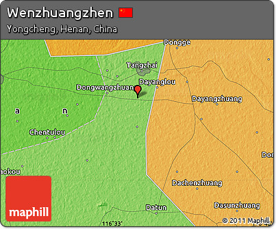 Political Map of Wenzhuangzhen
