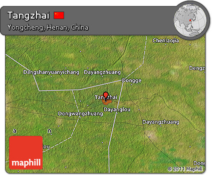 Satellite Map of Tangzhai