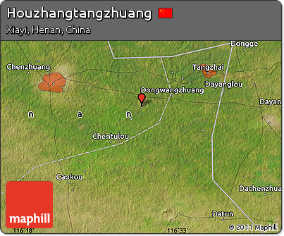 Satellite Map of Houzhangtangzhuang
