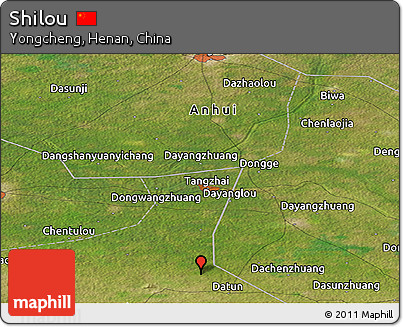 Satellite Panoramic Map of Shilou