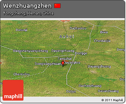 Satellite Panoramic Map of Wenzhuangzhen
