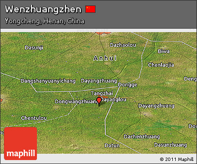 Satellite Panoramic Map of Wenzhuangzhen