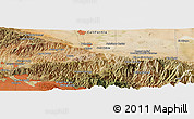 Satellite Panoramic Map of Acton