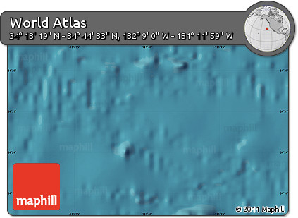 Satellite Map of the Area around 34° 28' 56" N, 131° 40' 30" W