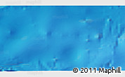 Physical 3D Map of the area around 34° 28' 56" N, 158° 10' 30" E