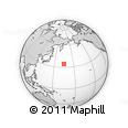 Outline Map of the Area around 34° 28' 56" N, 164° 58' 29" E, rectangular outline