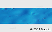 Shaded Relief Panoramic Map of the area around 34° 28' 56" N, 19° 28' 30" W