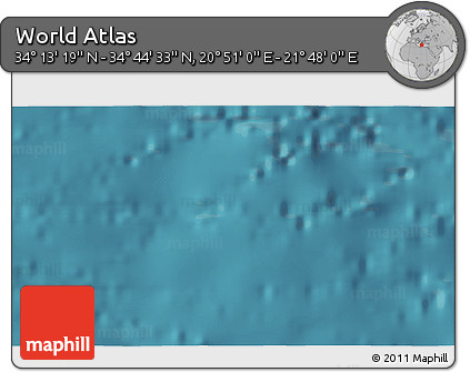 Satellite 3D Map of the Area around 34° 28' 56" N, 21° 19' 30" E