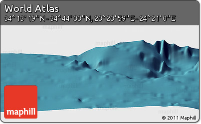 Satellite Panoramic Map of the Area around 34° 28' 56" N, 23° 52' 30" E