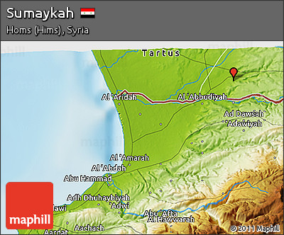 Physical 3D Map of Sumaykah