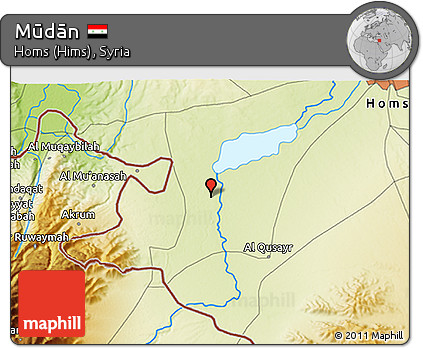 Physical 3D Map of Mūdān