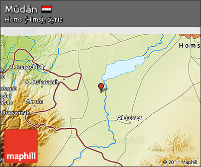 Physical 3D Map of Mūdān