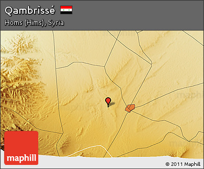 Physical 3D Map of Qambrîssé