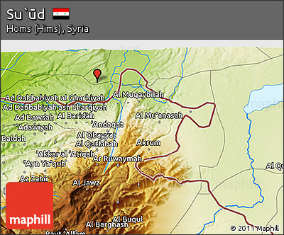 Physical 3D Map of Su`ūd
