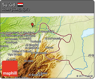 Physical 3D Map of Su`ūd