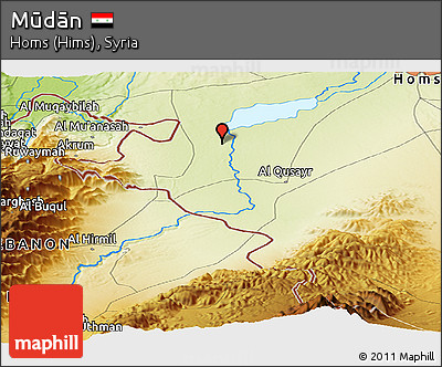 Physical Panoramic Map of Mūdān