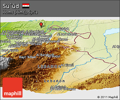 Physical Panoramic Map of Su`ūd