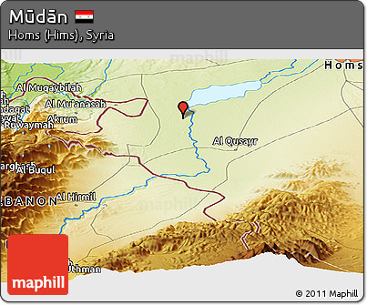Physical Panoramic Map of Mūdān