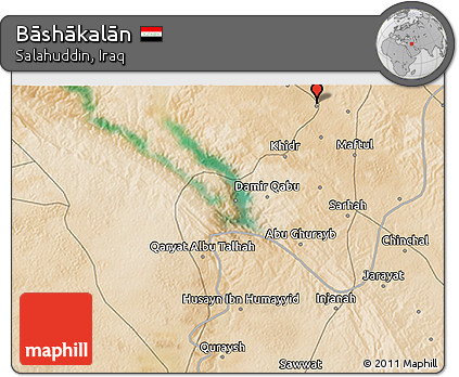 Satellite 3D Map of Bāshākalān