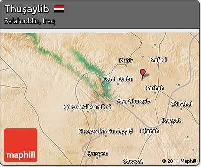Satellite 3D Map of Thuşaylib