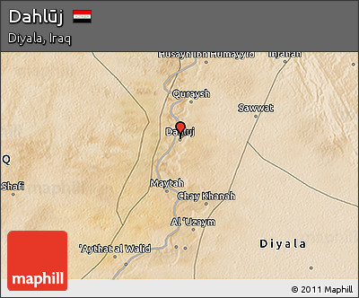 Satellite 3D Map of Dahlūj