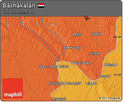 Political Map of Bāshākalān