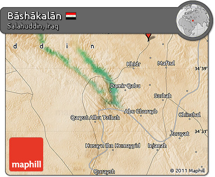 Satellite Map of Bāshākalān