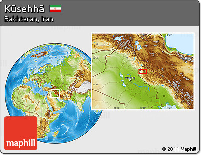 Physical Location Map of Kūsehhā