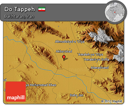 Physical Map of Do Tappeh