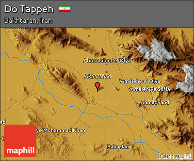 Physical Map of Do Tappeh