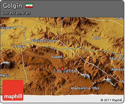 Physical 3D Map of Golgīn