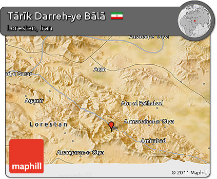 Satellite 3D Map of Tārīk Darreh-ye Bālā